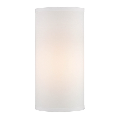 Design Classics Lighting 16-Inch Tall White Linen UNO Lamp Shade DCL SH7656