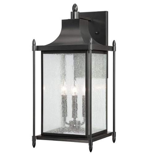 Savoy House Dunnmore 23.50-Inch Outdoor Wall Light in Black by Savoy House 5-3453-BK