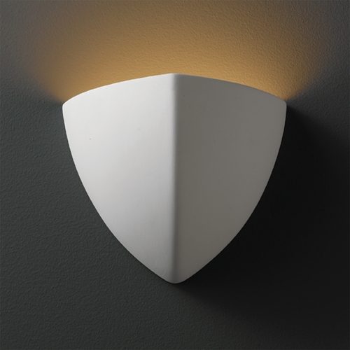 Justice Design Group Sconce Wall Light in Bisque Finish CER-1800-BIS