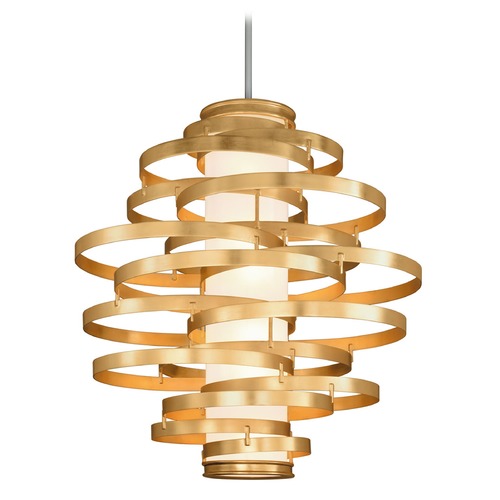 Corbett Lighting Vertigo Gold Leaf LED Pendant by Corbett Lighting 225-76