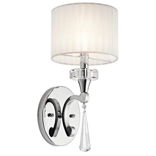 Kichler Lighting Parker Point 16.25-Inch Wall Sconce in Chrome by Kichler Lighting 42634CH