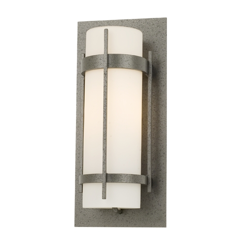 Hubbardton Forge Lighting Outdoor Wall Light in Iron Finish - 15-4/5 Inches Tall 305893-SKT-20-GG0034