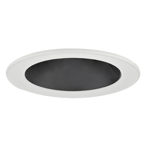 Recesso Lighting by Dolan Designs Black Open Reflector PAR20 Trim for 4-Inch Recessed Cans T400B-WH