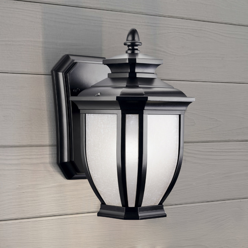 Kichler Lighting Salisbury 10.25-Inch Outdoor Wall Light in Black by Kichler Lighting 9039BK