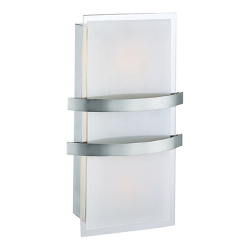 Access Lighting Metro Brushed Steel LED Sconce by Access Lighting 62218LED-BS/OPL