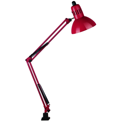 Lite Source Lighting Swing-Arm Clamp Desk Lamp by Lite Source Lighting LS-105RED