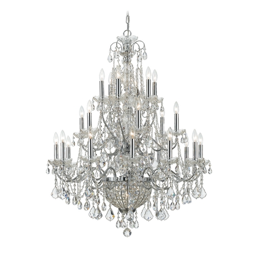 Crystorama Lighting Imperial Crystal Chandelier in Polished Chrome by Crystorama Lighting 3229-CH-CL-MWP