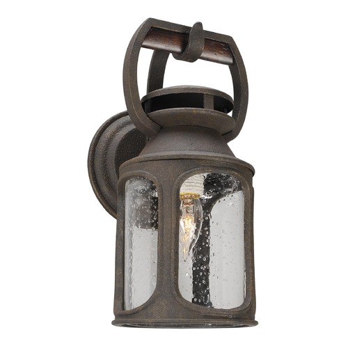 Troy Lighting Old Trail 14-Inch Outdoor Wall Light in Centennial Rust by Troy Lighting B4511