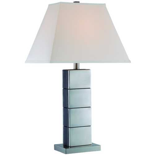 Lite Source Maeka Table Lamp in Polished Steel