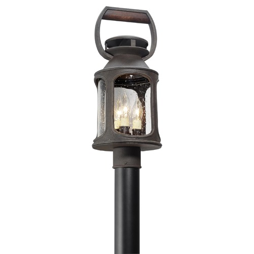 Troy Lighting Old Trail 20.25-Inch Post Light in Centennial Rust by Troy Lighting P4515