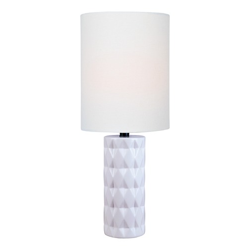 Lite Source Lighting Delta White Table Lamp by Lite Source Lighting LS-23202WHT