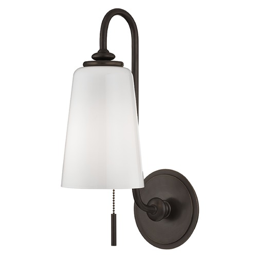 Glover 1 Light Switched Pull Chain Sconce - Old Bronze 9011-OB Destination Lighting