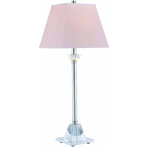 Lite Source Corwin Table Lamp LS-21626C/WHT