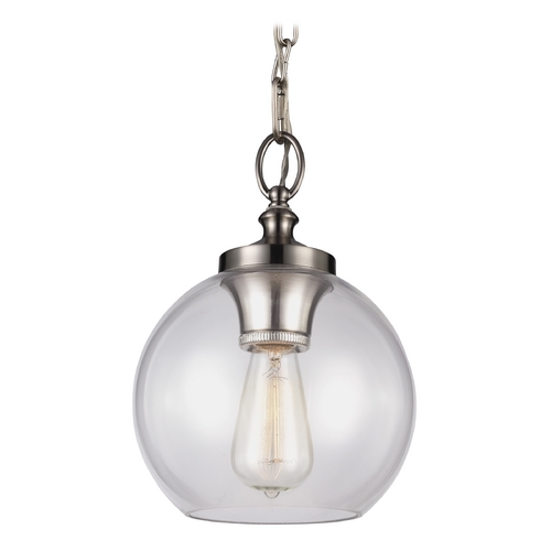 Visual Comfort Studio Collection Tabby Pendant in Brushed Steel by Visual Comfort Studio P1308BS
