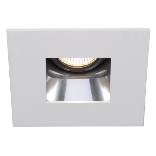 WAC Lighting 4-Inch Square Square White Recessed Trim by WAC Lighting HR-D412-S-SC&WT