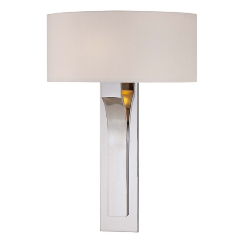 George Kovacs Lighting 16.75-Inch Fluorescent Wall Sconce in Polished Nickel by George Kovacs P1705-613
