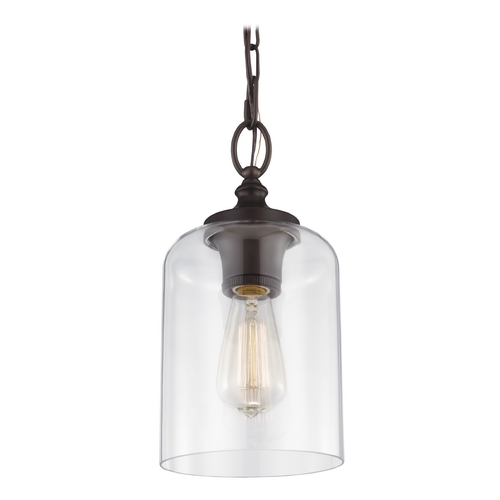 Visual Comfort Studio Collection Hounslow Pendant in Oil Rubbed Bronze by Visual Comfort Studio P1310ORB