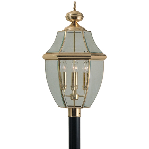 Quoizel Lighting Newbury Post Light in Polished Brass by Quoizel Lighting NY9045B