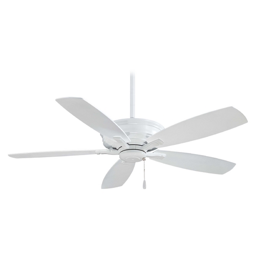 Minka Aire Kafe 52-Inch Ceiling Fan in White by Minka Aire F695-WH