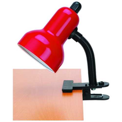 Lite Source Clip-On Clamp Desk Lamp LS-111RED