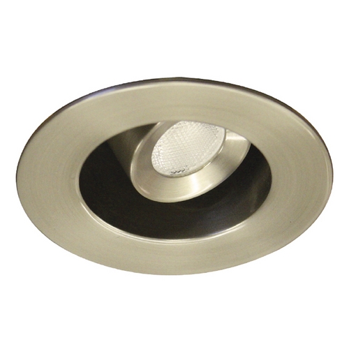 WAC Lighting 1-Inch Round Reflector Brushed Nickel LED Recessed Trim by WAC Lighting HR-LED212E-27-BN