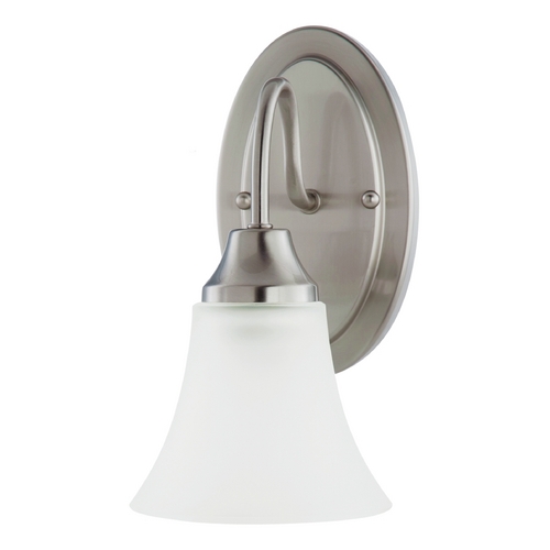 Generation Lighting Holman 10.25-Inch  Wall Sconce in Brushed Nickel by Generation Lighting 41806-962