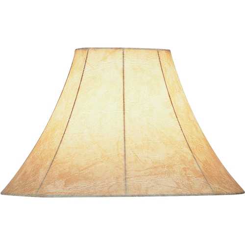 Lite Source Lighting Faux Leather Bell Lamp Shade with Spider Assembly by Lite Source Lighting CH116-16