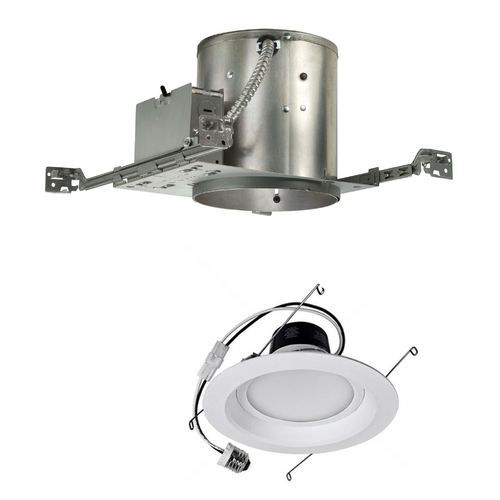 Juno Lighting Group 14-Watt Dimmable LED 6-Inch Recessed Lighting Kit for New Construction IC22/14W LED TRIM KIT