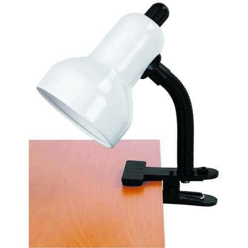 Lite Source Lighting Clip-On Clamp Desk Lamp by Lite Source Lighting LS-111WHT