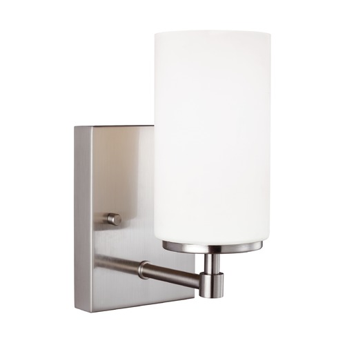 Generation Lighting Alturas Wall Sconce in Brushed Nickel by Generation Lighting 4124601-962