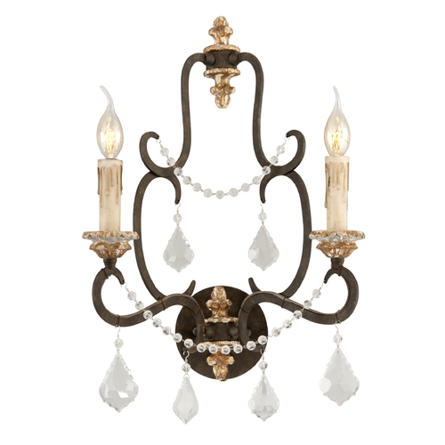 Troy Lighting Bordeaux 21.50-Inch Wall Sconce in Parisian Bronze by Troy Lighting B3512