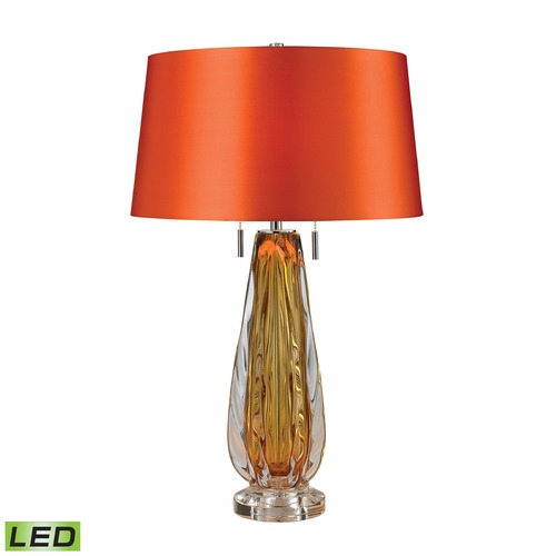 Elk Lighting Dimond Lighting Amber LED Table Lamp with Empire Shade D2669-LED
