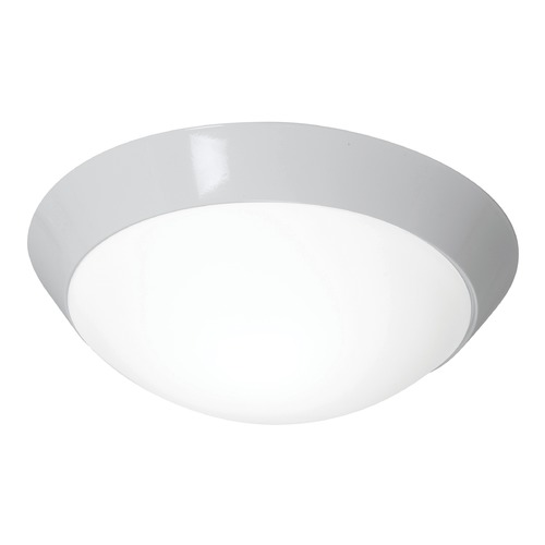 Access Lighting Modern Flush Mount with White Glass in White Finish by Access Lighting 20626-WH/OPL