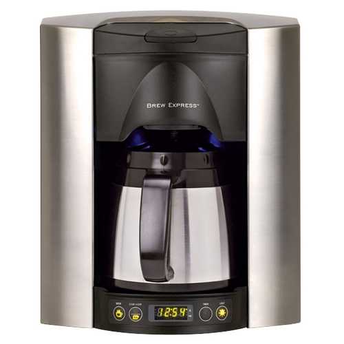 BREW EXPRESS Programmable Coffee Maker BE-104R-133-A