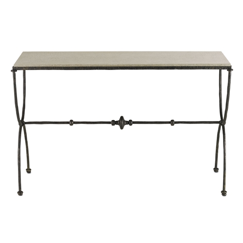 Currey and Company Lighting Currey and Company Lighting Rustic Bronze / Polished Accent Table 4142