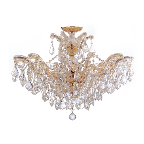 Crystorama Lighting Maria Theresa Crystal Chandelier in Polished Gold by Crystorama Lighting 4439-GD-CL-MWP