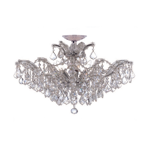 Crystorama Lighting Maria Theresa Crystal Chandelier in Polished Chrome by Crystorama Lighting 4439-CH-CL-S