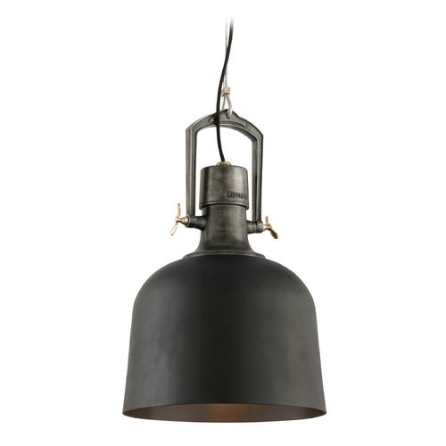 Troy Lighting Hanger 31 15.50-Inch Wide Pendant in Old Silver & Aged Brass by Troy Lighting F3546