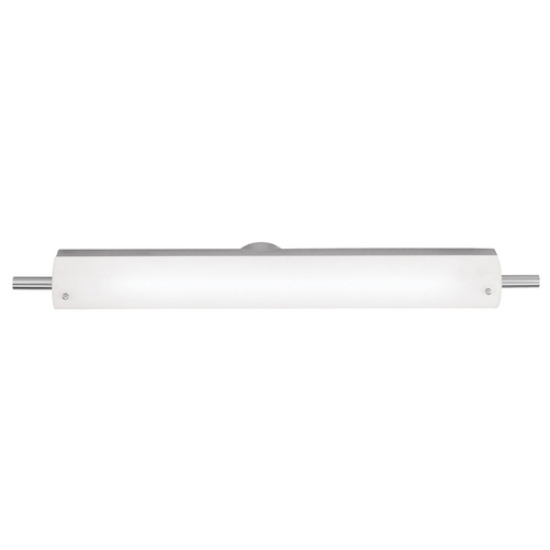 Access Lighting Vail Brushed Steel LED Bathroom Light - Vertical or Horizontal Mounting by Access Lighting 31002LEDD-BS/OPL