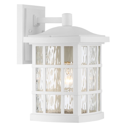 Quoizel Lighting Stonington Outdoor Wall Light in White Lustre by Quoizel Lighting SNN8408W