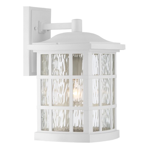 Quoizel Lighting Stonington Outdoor Wall Light in White Lustre by Quoizel Lighting SNN8409W