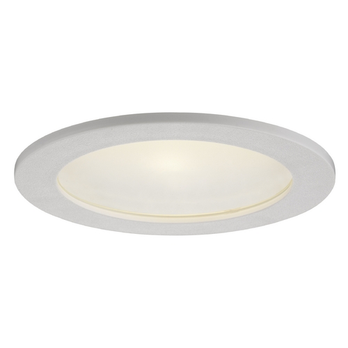 Recesso Lighting by Dolan Designs White Plastic Shower PAR20 Trim for 4-Inch Recessed Cans T409-WH