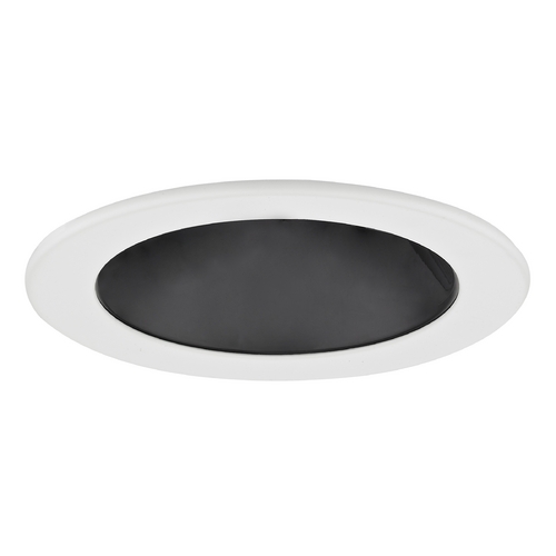 Recesso Lighting by Dolan Designs Black Adjustable Reflector LED GU10 Trim for 4-Inch Recessed Cans T401B-WH