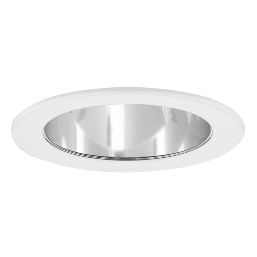 Recesso Lighting by Dolan Designs 4-Inch Adjustable GU10 Reflector Trim in Clear by Recesso Lighting T401C-WH