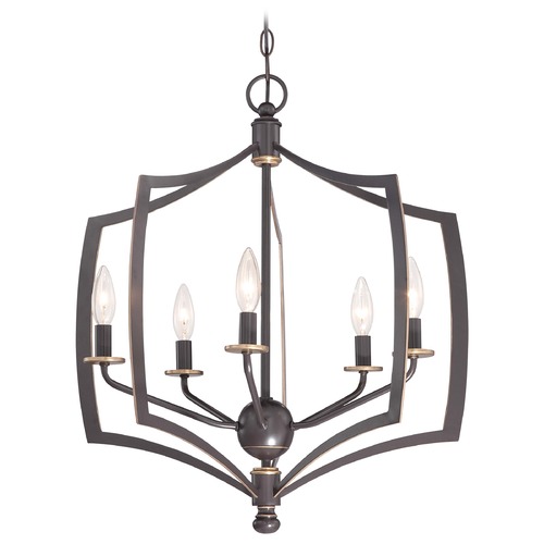 Minka Lavery Middletown Downton Bronze with Gold Highlight Pendant by Minka Lavery 4375-579