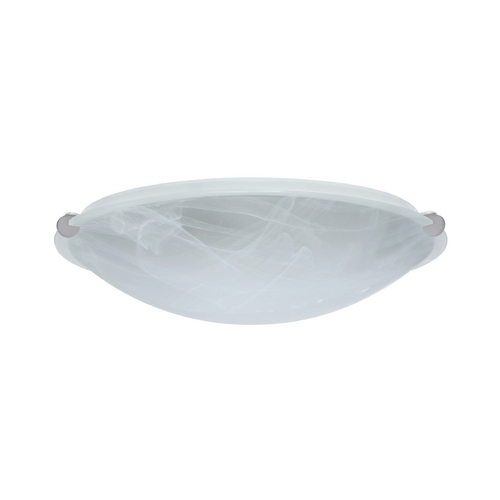 Besa Lighting Flushmount Light Marble Glass Satin Nickel by Besa Lighting 968152-SN