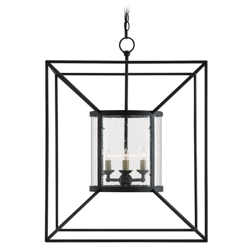 Currey and Company Lighting Ennis Pendant in Black Bronze by Currey & Company 9000-0022