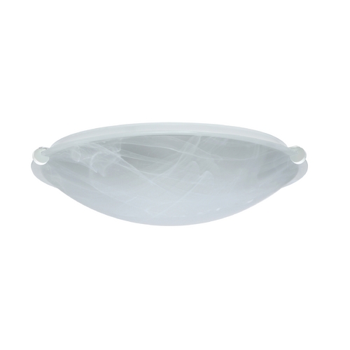 Besa Lighting Flushmount Light Marble Glass White by Besa Lighting 968152-WH