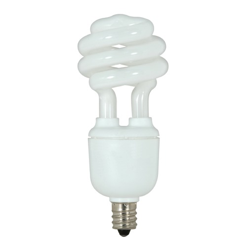 Satco Lighting 9W Candelabra Base Compact Fluorescent Light Bulb by Satco Lighting S7361