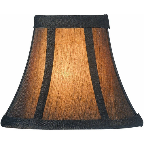 Lite Source Lighting Bronze Bell Lamp Shade with Clip-On Assembly by Lite Source Lighting CH594-6